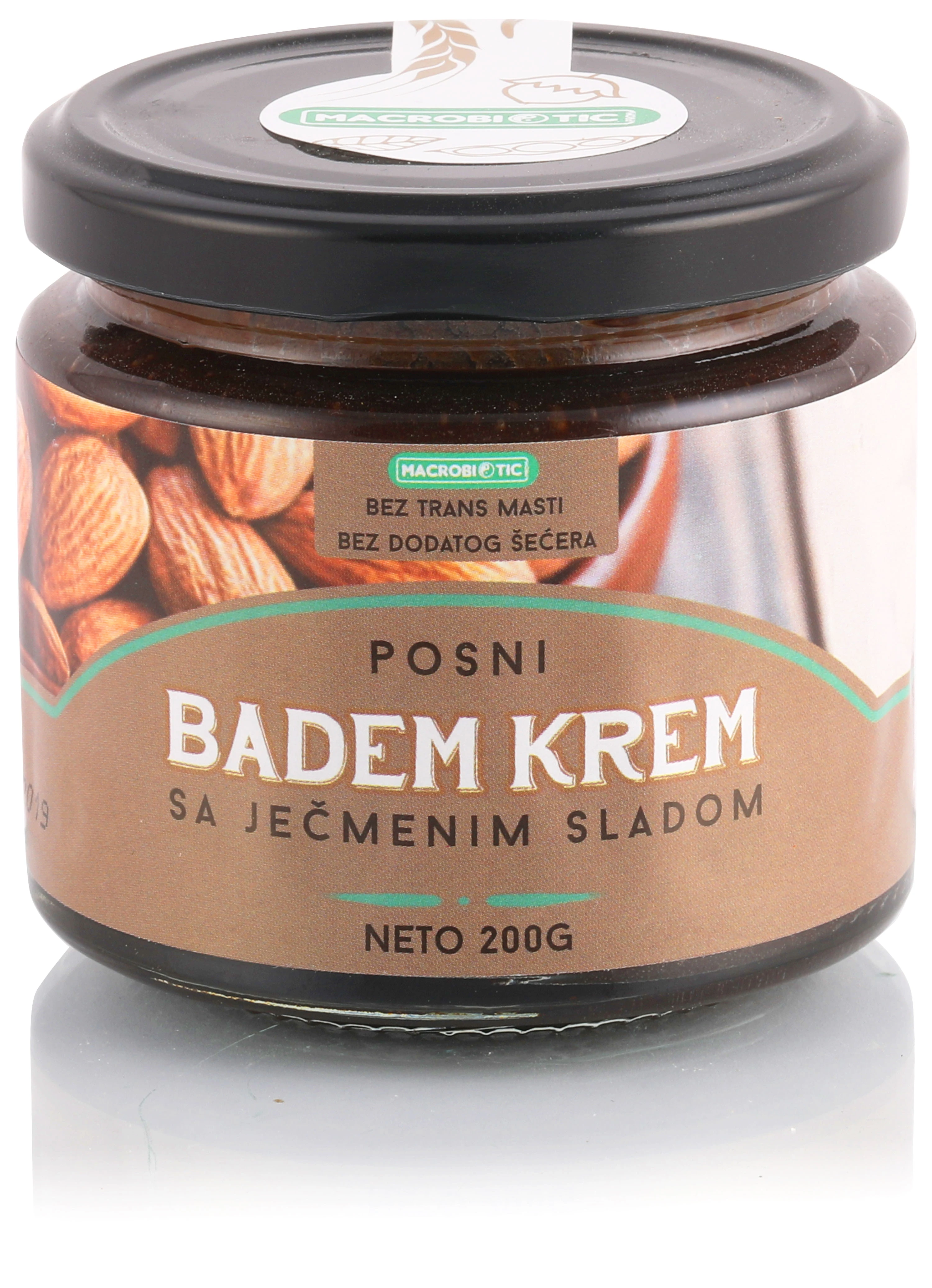 Badem krem 200 g Macrobiotic Prom